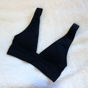 Ribbed Scoop Bralette